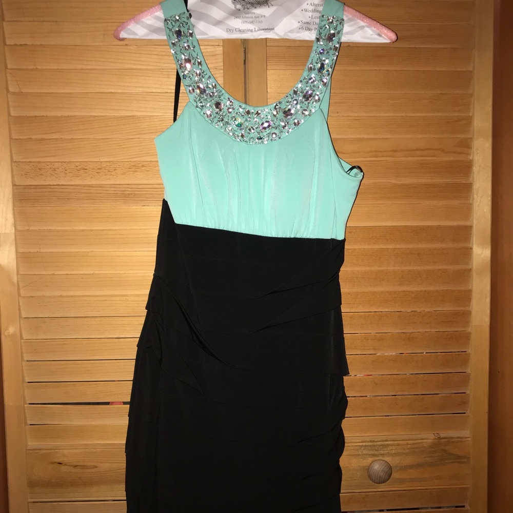 Sequined tip dress